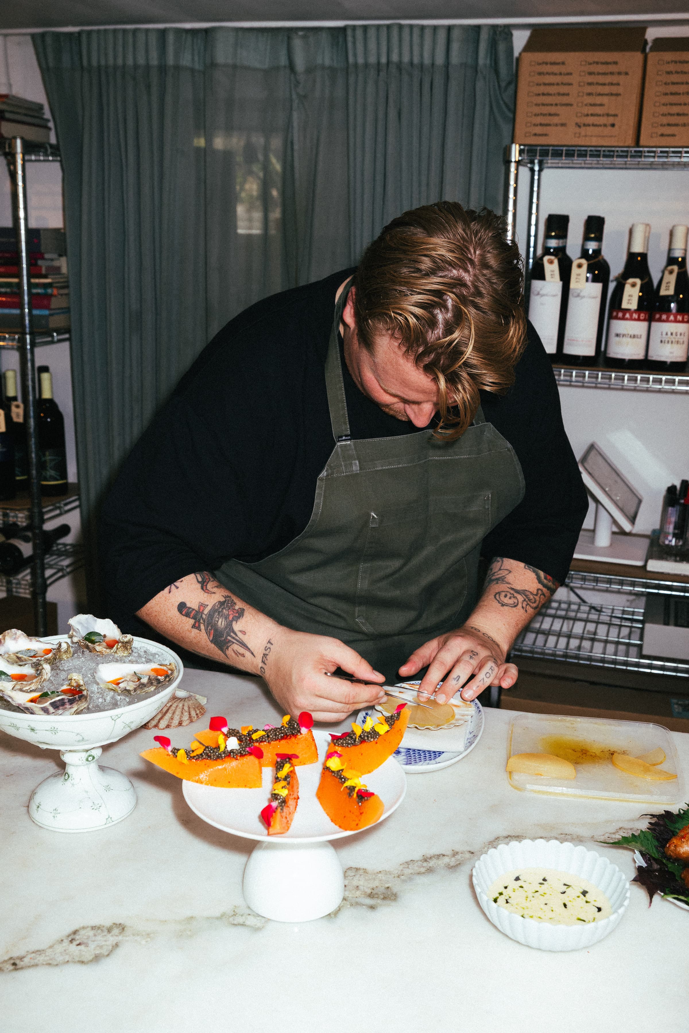 Langoustine served at MALMA